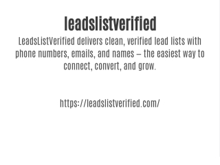 leadslistverified