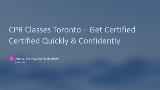 Stay Certified with Recertification First Aid in Toronto