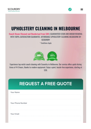 Affordable Couch Cleaning Melbourne