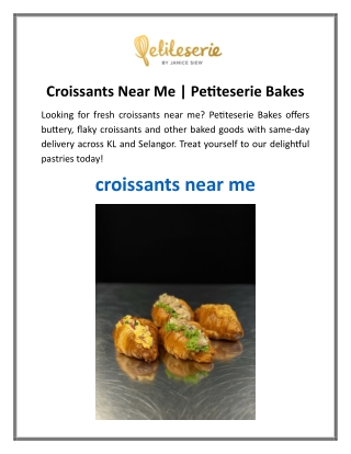 Croissants Near Me