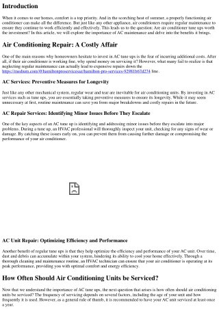 Are Air Conditioner Tune Ups Worth the Investment?