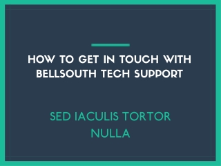 How to Get in Touch with BellSouth Tech Support