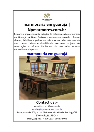 marmoraria em guarujá  Npmarmores.com.br