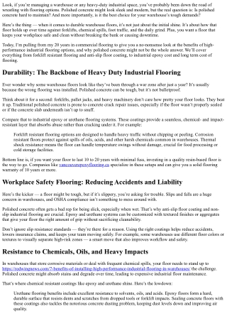 Is Polished Concrete Hard to Maintain?