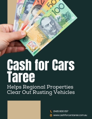 Cash For Cars Taree Helps Regional Properties Clear Out Rusting Vehicles