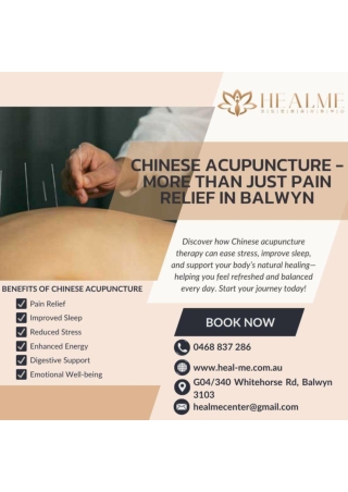 HealMe Explains: How Acupuncture Heals