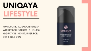 Deep Hydration Hyaluronic Acid Moisturizer for All Skin Types
