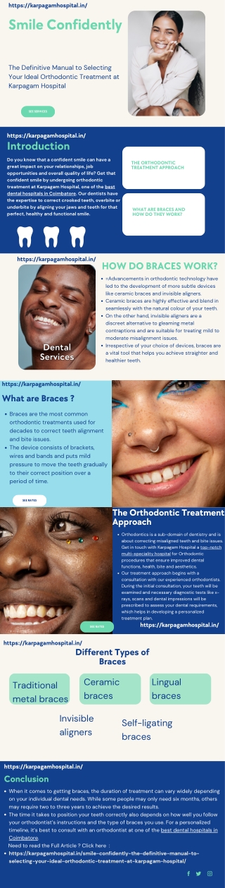 Unlock Your Best Smile: How to Choose the Right Braces for You at Karpagam Hospi