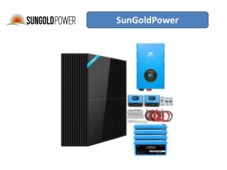 Power Your Future With A 48V Solar System, A Sungoldpower Complete Solution