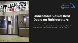 Best Deals on Refrigerators