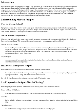 Are Progressive Jackpots Worth Chasing?