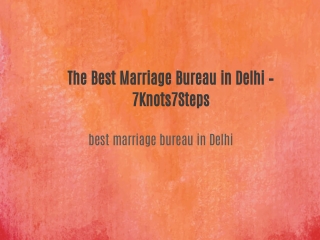 matrimonial services delhi