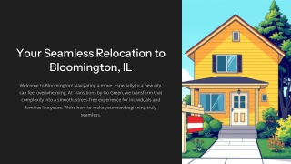 Relocation Services Bloomington IL