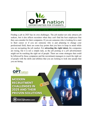 Recruitment Challenges in 2025 and Their Solutions