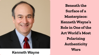 Beneath the Surface of a Masterpiece Kenneth Wayne’s Role in One of the Art World’s Most Polarizing Authenticity Wars