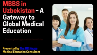 MBBS in Uzbekistan – A Gateway to Global Medical Education