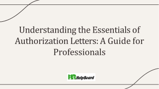 Authorization Letter Example