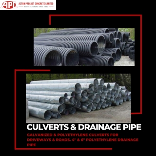 Galvanized Steel Culvert Pipe | Strong & Long-Lasting | Acton Precast Ontario