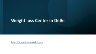 Weight loss Center in Delhi