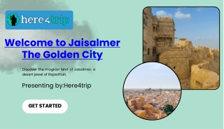 Jaisalmer Tour Packages – Explore the Golden City of Rajasthan