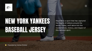 New York Yankees Baseball Jersey