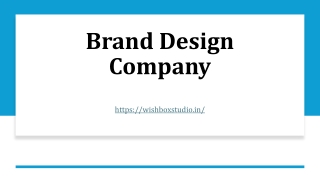 Brand Design Company