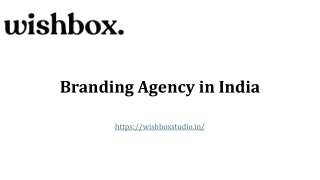Branding Agency in India