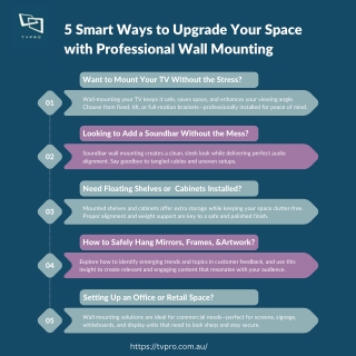 5 Smart Wall Mounting Ideas to Transform Any Space