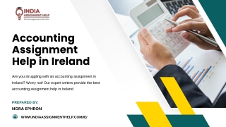 Accounting Assignment Help in Ireland