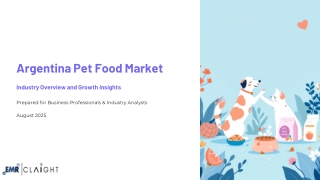Argentina Pet Food Market Size, Share & Trends Report | 2034