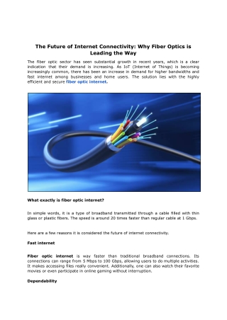 Ultra-Fast Fiber Optic Internet | UK-Talk.co.uk Deals & Plans