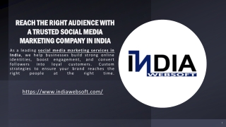 Social Media Marketing Company in India