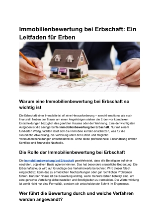 18Immobilienbewertung bei Erbschaft_ Ein Leitfaden für Erben