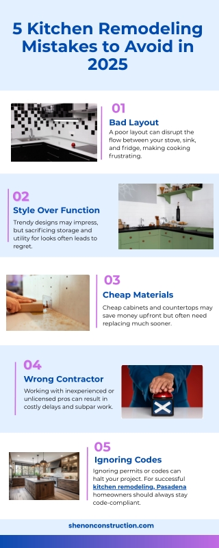5 Kitchen Remodeling Mistakes to Avoid in 2025
