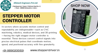 Precision Performance with a Stepper Motor Controller