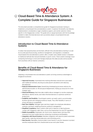 Cloud-Based Time & Attendance System_ A Complete Guide for Singapore Businesses