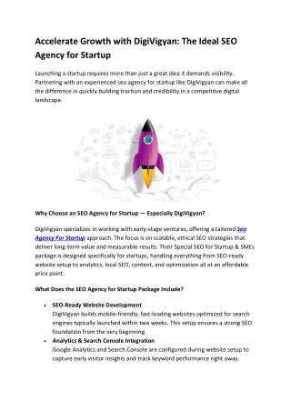 Accelerate Growth with DigiVigyan