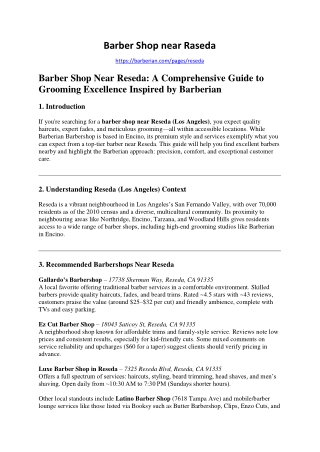 Barber Shop near Raseda