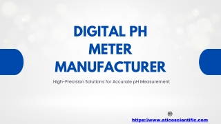 Digital PH Meter Manufacturer