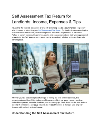 Self Assessment Tax Return for Landlords_ Income, Expenses & Tips