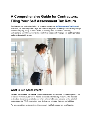 A Comprehensive Guide for Contractors_ Filing Your Self Assessment Tax Return