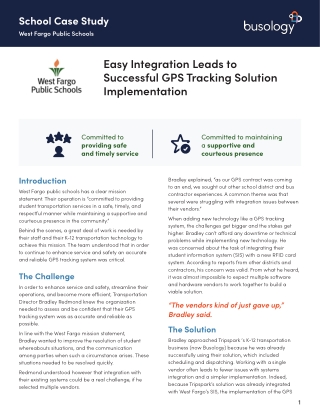 Seamless GPS Tracking & RFID Integration Transforms Student Transportation