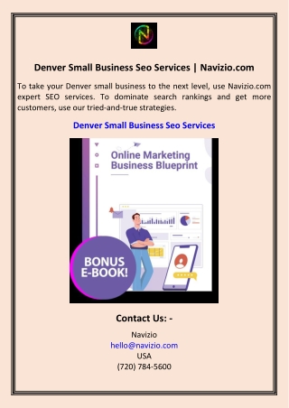 Denver Small Business Seo Services  Navizio.com