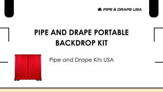 Pipe And Drape Portable Backdrop Kit – Create Instant Backdrops Anywhere