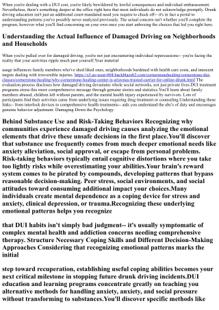 Why drunk driving Education And Learning Is an Important Action Towards Healing