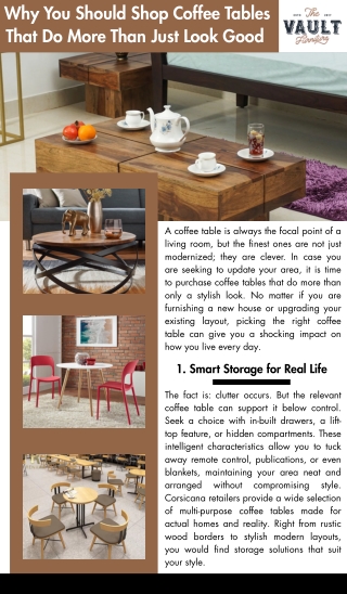 Why You Should Shop Coffee Tables That Do More Than Just Look Good