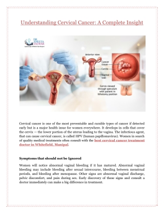 Understanding Cervical Cancer: A Complete Insight