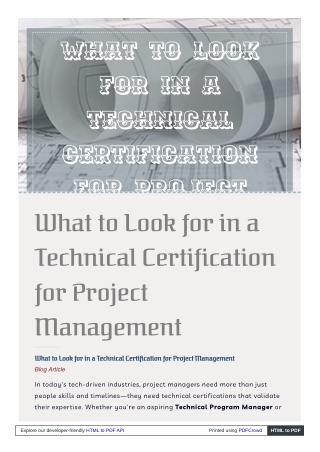 Technical Program Manager job description