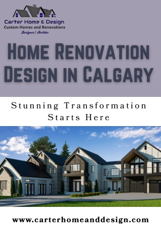 Home Renovation Design Calgary – Designed for Modern Living