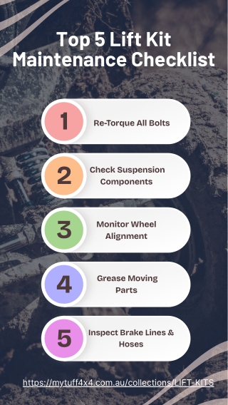 Top 5 Lift Kit Maintenance Checklist